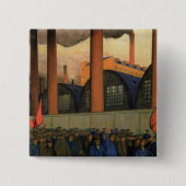 殴打 缶バッジ (正面)