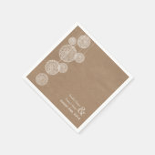 段インスパイアボールトイ結婚ングローブ スタンダードカクテルナプキン (角)