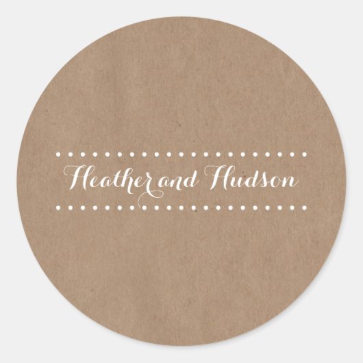 段インスパイア結婚ボールのシール ラウンドシール (正面)