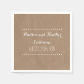 段インスパイア結婚ボール スタンダードカクテルナプキン (正面)