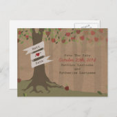 段ボーインスパイアドのApple Orchard日付を保存 案内ポストカード (正面/裏面)