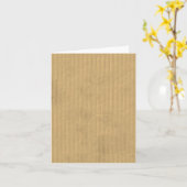 段ボール質 カード (黄色い花)