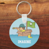 段想像ボール箱の冒険 キーホルダー (正面)