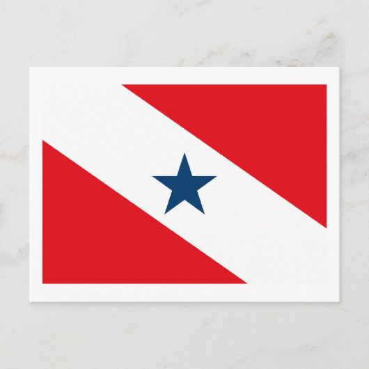 段落フラグはがき ポストカード (正面)