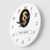 段落弁護士 ラージ壁時計 (傾斜)