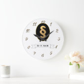 段落弁護士 ラージ壁時計 (ホーム)