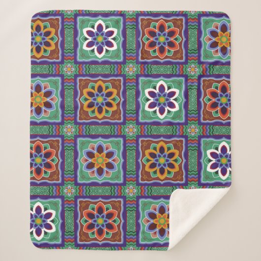 段銭朝鮮寺伝統的院美術・談承 シェルパブランケット (正面)