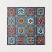 段銭朝鮮寺伝統的院美術・談承 タペストリー (正面)