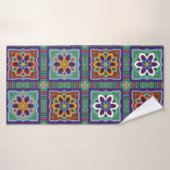 段銭朝鮮寺伝統的院美術・談承 バスタオル (バスタオル)