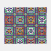 段銭朝鮮寺伝統的院美術・談承 フリースブランケット (正面(横))