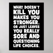 殺さないと体操が強くなおもしろいる ポスター (正面)