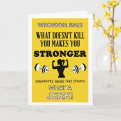 殺さないと強くなるのカスタマイズ カード (黄色い花)