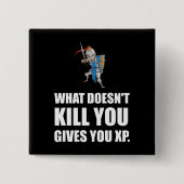 殺さない何がおもしろいなXPを与えます 缶バッジ (正面)