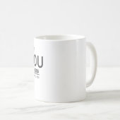 殺さない何が、より強く作ります コーヒーマグカップ (正面右)