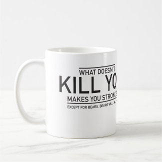 殺さない何が、より強く作ります コーヒーマグカップ