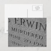 殺された ポストカード (正面/裏面)