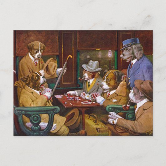 殺された!(「彼の駅と四つのエース」) ポストカード (正面)