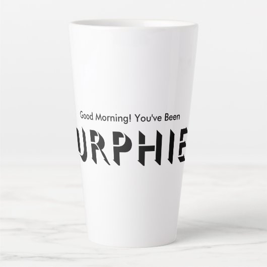 殺された(17oz) カフェラテマグ (正面)