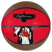 『殺さ恋しく思れた先住民の女ワシ』 バスケットボール (正面)