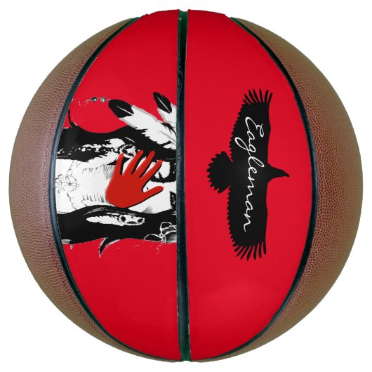 『殺さ恋しく思れた先住民の女ワシ』 バスケットボール (縦)