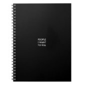 殺したい人 ノートブック (正面)