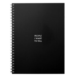 殺したい人 ノートブック