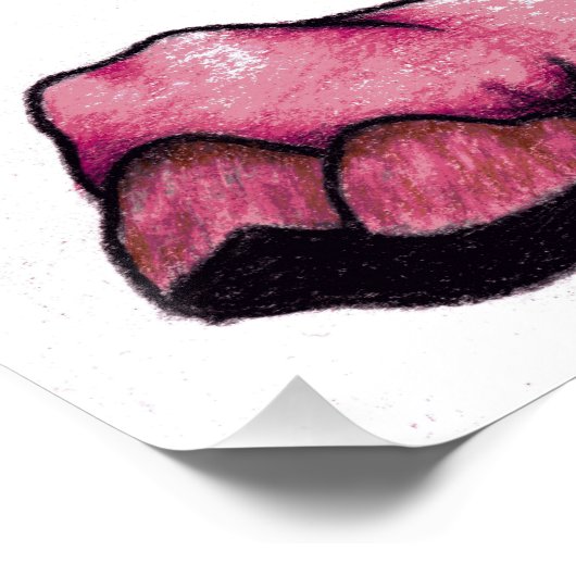 殺しマニアック漫画の豚シェフアートをピギー ポスター (コーナー)