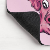 殺しマニアック漫画の豚シェフアートをピギー マウスパッド (コーナー)