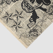 殺し屋、幸せなスカル、銃、バラ、ギフト、十代の若者たち、石 薄葉紙 (詳細)