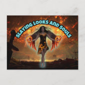 殺すルックスとソウルのハロウィーン シーズンポストカード (正面)