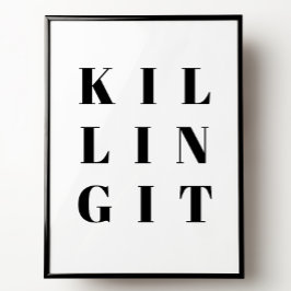 殺す感動的引用文 ポスター