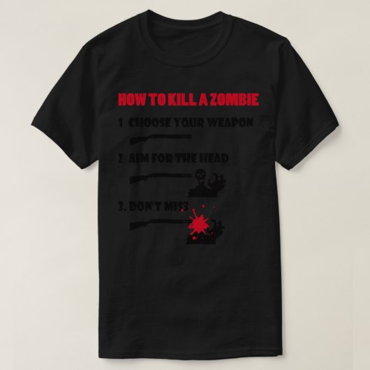 殺す方法 Tシャツ (デザイン正面)