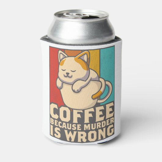 殺人おもしろいが不正だからねこコーヒー 缶クーラー (缶裏面)