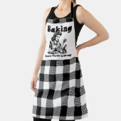 殺人が原因のプレイドアーポンレトロユーモアベーキング エプロン (インサイチュ)