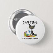 殺人が猫作り間違いだから作る 缶バッジ (正面&裏面)