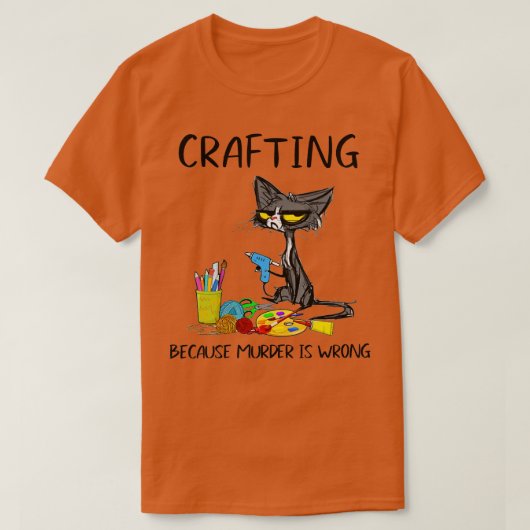 殺人が猫作り間違いだから作る Tシャツ (デザイン正面)