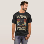 殺人が間違ったコーヒーメーカーのギフトIDであるためワイン Tシャツ (正面フル)