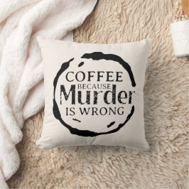 殺人が間違った装飾枕であるのでコーヒー クッション