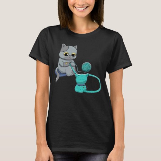 殺人が間違っているからクロチェティの黒猫 Tシャツ (正面)