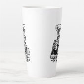 殺人が間違っているからゾンビコーヒー カフェラテマグ (正面)