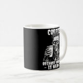 殺人が間違っているからゾンビコーヒー コーヒーマグカップ (正面右)
