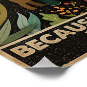 殺人が間違っているのでガーデニング ポスター (角)