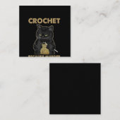 殺人が間違っている黒猫 スクエア名刺 (正面/裏面)