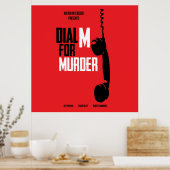 殺人のためにMをダイヤル – Alfred Hitchcock ポスター (キッチン)