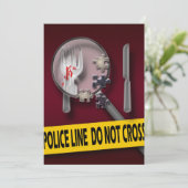 殺人の謎のバーゴーニュ犯罪の誕生日 招待状 (スタンド正面)