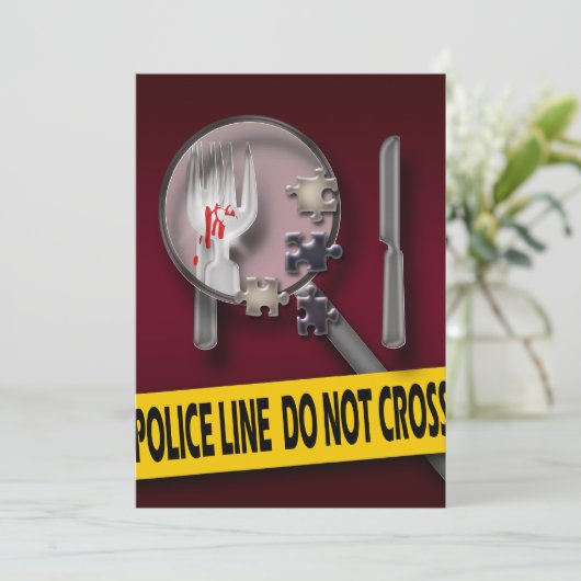 殺人の謎のバーゴーニュ犯罪の誕生日 招待状 (スタンド正面)