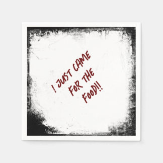 殺人の謎「来食べ物の為に」 スタンダードカクテルナプキン