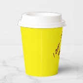 殺人の謎「来食べ物の為に」 紙コップ (右)