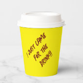 殺人の謎「来食べ物の為に」 紙コップ (正面)