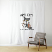 殺人は猫射手がおもしろい違うから タペストリー (インサイチュ)